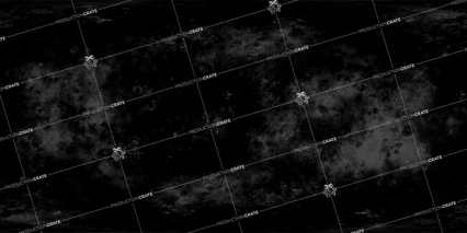 Download Stock Image: Desert Planet Map 1 Height HD 15K