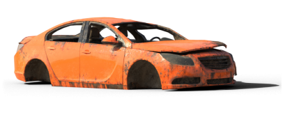 Download Stock Image: Damaged Car HD 2K