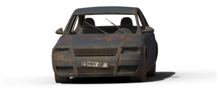 Download Stock Image: Damaged Car HD 2K