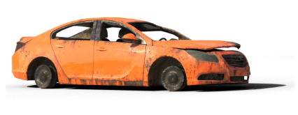 Download Stock Image: Damaged Car HD 2K