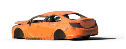 Download Stock Image: Damaged Car HD 2K