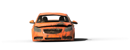 Download Stock Image: Damaged Car HD 2K