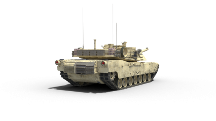 Download Stock Image: Stationary Tank Facing Away HD 3K