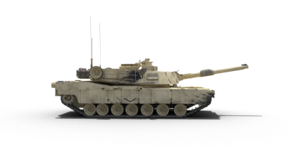Download Stock Image: Stationary Tank Facing To Side HD 3K