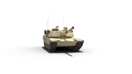 Download Stock Image: Stationary Tank Facing Towards Cam HD 3K