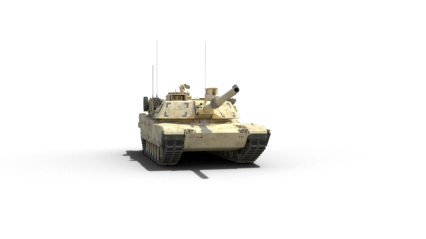 Download Stock Image: Stationary Tank Facing Towards Cam HD 3K