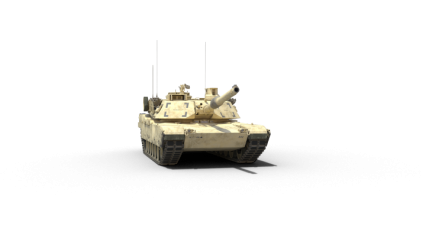 Download Stock Image: Stationary Tank Facing Towards Cam HD 3K