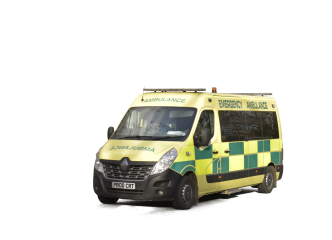 Download Stock Image: British Ambulance HD 4K