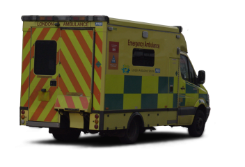 Download Stock Image: British Ambulance HD 1K