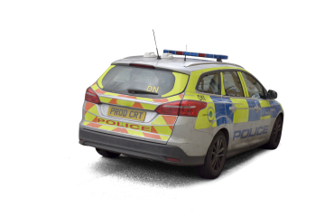 Download Stock Image: British Police Car HD 3K