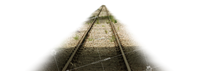 Railway Line HD 6K Stock Image