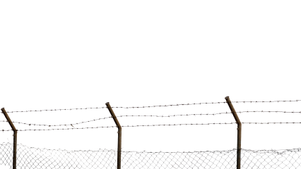 Download Stock Image: Barbed Wire Fence HD 7K