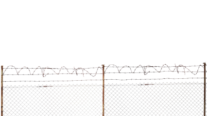 Download Stock Image: Barbed Wire Fence HD 7K