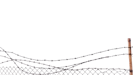 Download Stock Image: Barbed Wire Fence HD 7K