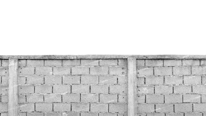 Cinderblock Wall HD 7K Stock Image