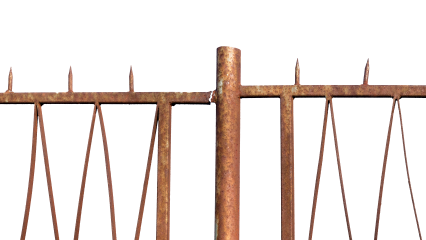 Download Stock Image: Old Security Fencing HD 7K