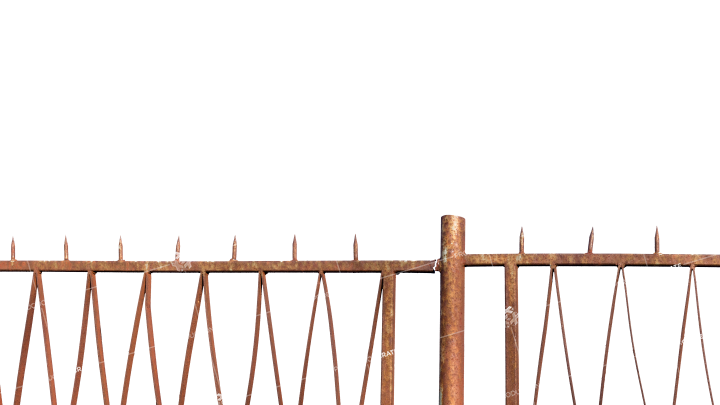 Old Security Fencing HD 7K Stock Image