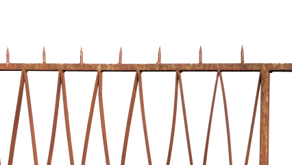 Download Stock Image: Old Security Fencing HD 7K