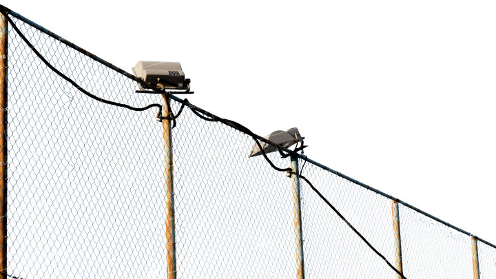 Security Fencing HD 7K Stock Image