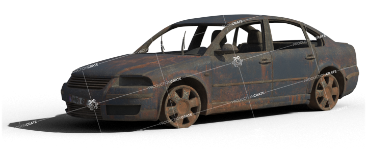 Damaged Car HD 2K | GraphicsCrate