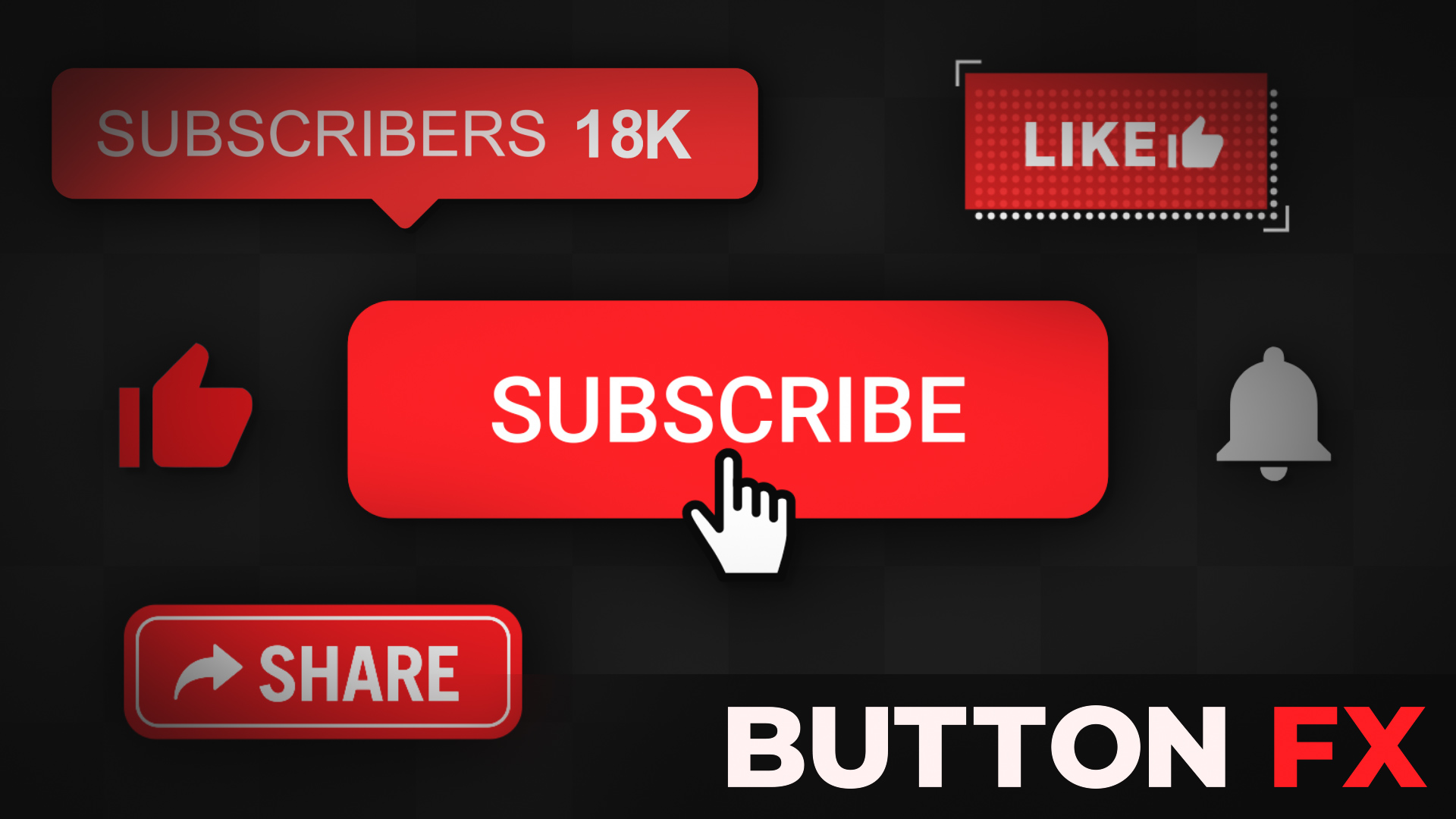Stock Buttons & Icons Video Overlays | FootageCrate HD & 4K Downloads